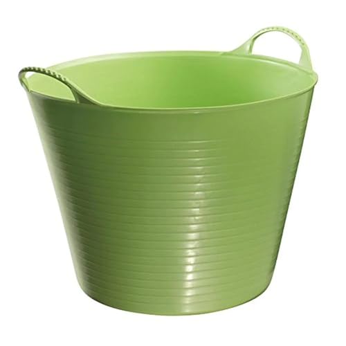 Red Gorilla Small Flexible Plastic Tub, Toy Storage, Laundry, Gardening & More, 14 Liter/3.7 Gallons, Pistachio - color: Pistachio