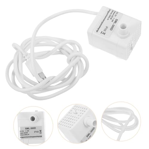 HANABASS Mini Submersible Water Pump for Aquariums Fountains and Hydroponics Quiet Usb Powered Design for Fish Tanks and Water Gardens Wear-resistant and Easy to Install