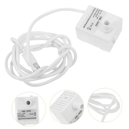 HANABASS Mini Submersible Water Pump for Aquariums Fountains and Hydroponics Quiet Usb Powered Design for Fish Tanks and Water Gardens Wear-resistant and Easy to Install