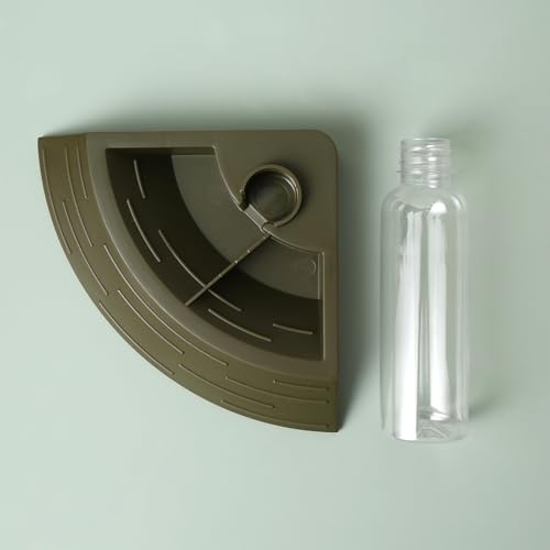 Reptile Feeder Bowl,Automatic Reptiles Water Dish Dispenser 2in1 Food and Water Feeding Bowls Terrarium Corner Bowl for Bearded Dragon Gecko Snake Lizard Turtles