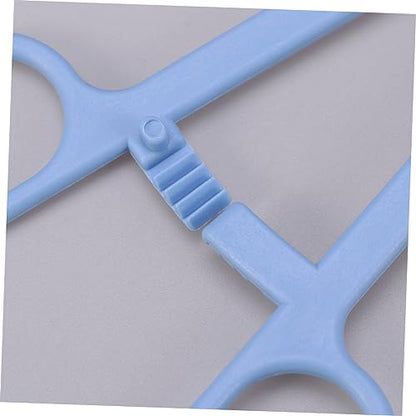 Mipcase 1pc Plastic Pet Stool Clamp for Easy -up of Reptile Bird and Animal Waste Material Scissors Design Handle for Convenience - color: Blue