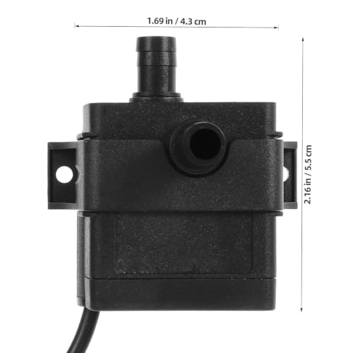 Mini Submersible Water Pump for Fountains and Fish Tanks with Quiet Operation, Abs Material, 90l/h to 240l/ Rate, Practical Small Pond Pump for Aquarium and Outdoor Use
