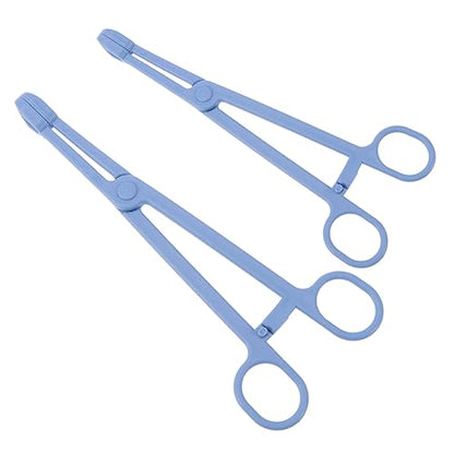 BESPORTBLE 2pcs Reptile Poop Pickup Tool Lightweight Waste Cleaning Tongs for Tortoise Hamster Lizard and Bird Durable Design with Comfortable Grip and Powerful Tooth Groove