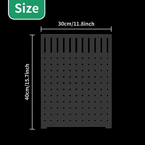 Aquarium Fish Tank Divider Acrylic Isolation Grid Board with Suction Cups Included Clear Fish Separator Transparent Plate Baffle Cover Blocking Fish Partition Net 30x40cm/11.81x15.74in - size: 30x40cm