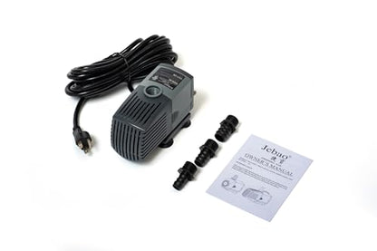 Jebao Submersible Fountain Pump for Hydroponics, Aquaponics, Waterfall, Fish Pond (FA-2000F, 530GPH) - size: 530gph
