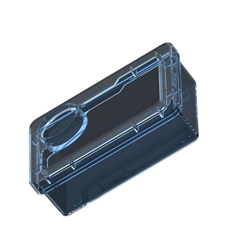 LEBETE Transparents Reptiles Feeder Bowl Escape Reptiles Food Container for Lizards Turtles and Small Pet Easy to Clean - color: Blue, size: 12.5×8.5×4.5cm