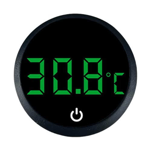 Fishtanks Digital Thermometers LED Display Accurate Temperature Gauge for Reptiles Tanks Wth Stick on Rechargeable Design LED Display Thermometers - color: B