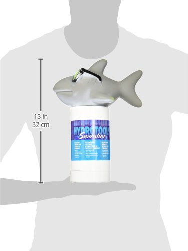 SWIMLINE HYDROTOOLS 87271 Shark Large Capacity Pool & Spa Chemical Dispenser | Compatible With Bromine & Chlorine Supports 1-3’’ Tablets | Adjustable For Customizable Flow Rate | Cost Effective - color: Cool Shark