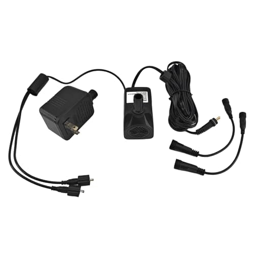 SAC SMARTEN ARTS Submersible Water Pump - Quiet, 119GPH, 10W, 12V, 3.6ft Lift for Aquariums, Fountains, Ponds, Hydroponic Systems
