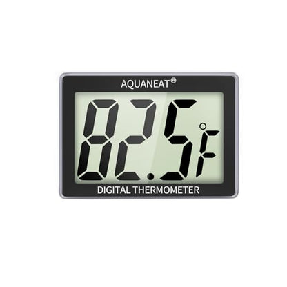 AQUANEAT Aquarium Thermometer, Fish Tank Thermometer, Aquarium Digital Temperature Gauge, with Large LCD Display (1 Pack) - size: 1 Pack