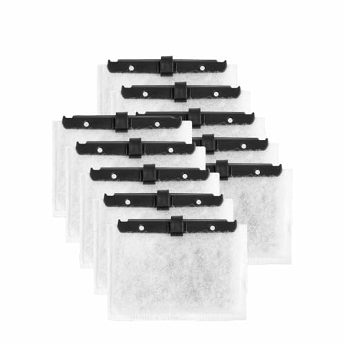 10 Packs Small Aquarium Filters Cartridges for Filter Size 10 and 1/2.5/5 Gallon Mini-Bow Aquarium Filters - size: Small - 10 Pack