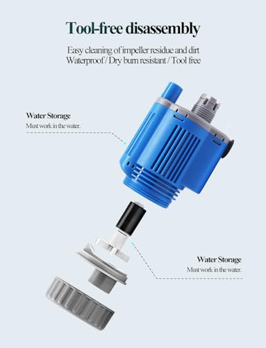 Aquarium Gravel Cleaner - Electric Automatic Removable Vacuum Water Changer Sand Algae Cleaner Filter Changer 110V/28W