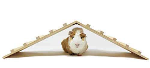 Wood Bridge for Small Animal Cage or Habitat - Guinea Pigs, Ferrets, Chinchillas, Hedgehog, Dwarf Rabbits and Other Small Animals