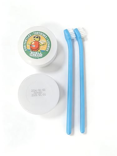2Pcs Turtle Shell Balm, Reptile Shell Care Conditioner Moisturizer for Tortoise Lizard Reptiles, Essential Turtle Accessories, Skin Relief & Dryness Prevention for Tortoise, Lizard & All Reptiles