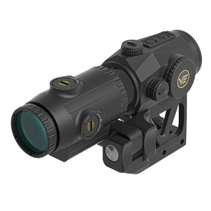 Vector Optics Scrapper Multi-Reticle Red Dot Sight & 3X Magnifier Combo Set | 2 MOA DOT & 34 MOA Circle | with 1-piece Flip-to-Side Picatinny Mount for Both LH & RH, 2.26 Inch Center Height, IP67 - size: 1x25 mm