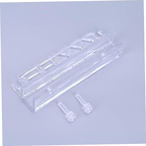 Aquarium Tool Holder Acrylic Fish Tank Wall Organizer for Scissors Tweezers and Cleaning Tools Convenient Storage Rack for Aquatic Plants and Accessories