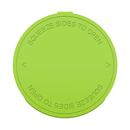 90 Dram CR Plastic Packaging Pop Top Containers - Child Resistant Travel Holder Vial Bottles - 60 qty (Lime Green) - color: Lime Green