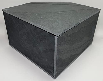 TheFrogHouse Slate Stone Reptile Hide 10x10x6 Natural Cave Decor