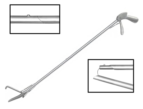 NEW MARK 72" Professional Foldable Snake Tongs Stick Reptile Grabber Rattle Snake Catcher Handling Tools