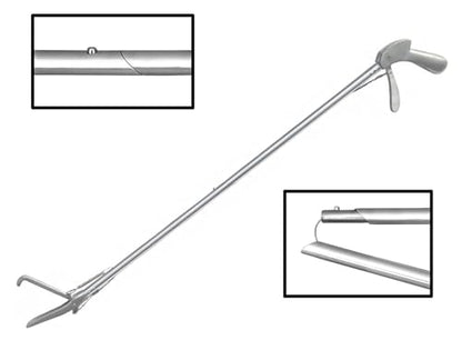 NEW MARK 72" Professional Foldable Snake Tongs Stick Reptile Grabber Rattle Snake Catcher Handling Tools
