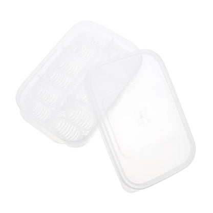 VICASKY Reptile Incubation Box for Lizards and Snakes Hatching Container Egg Tray Sturdy Plastic Suitable for Breeding and Hatchery Use