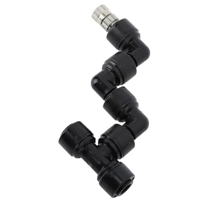 Pssopp Reptile Nozzles, Adjustable Spray System, 360 Rotating Nozzle for Humidity Control in Terrariums and Rainforest Tanks