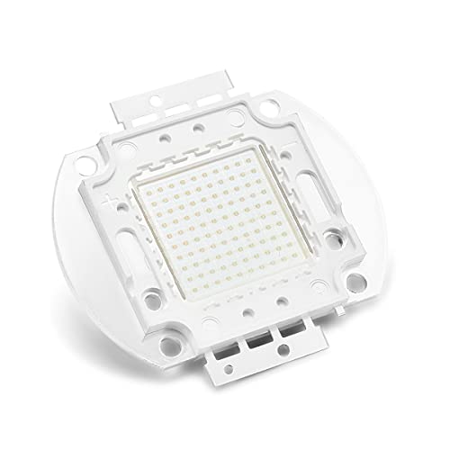CHANZON High Power Led Chip 100W Blue | (3000mA / DC 30V - 34V / 100 Watt) Super Bright Intensity SMD COB Light Emitter Components Diode Bulb Lamp Beads DIY Lighting - color: F) Blue