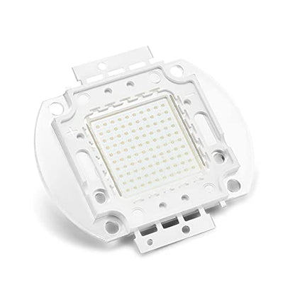 CHANZON High Power Led Chip 100W Blue | (3000mA / DC 30V - 34V / 100 Watt) Super Bright Intensity SMD COB Light Emitter Components Diode Bulb Lamp Beads DIY Lighting - color: F) Blue