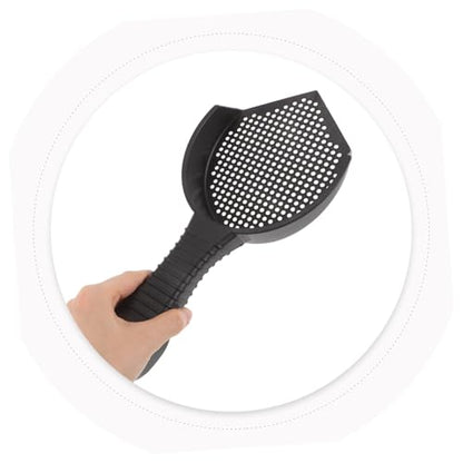 2pcs Plastic Cat Litter Scoop with Fine Sifting Ergonomic Comfortable Grip Handle Versatile Pet Waste Cleaning Tool for Cat Litter Box and Reptile Sand Fast and Easy Waste Removal