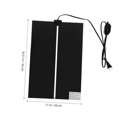 Levemolo 3pcs Reptile Heating Pad Thermostat for Terrarium Under Tank Heater for Snakes Lizards and Crabs Standard Voltage