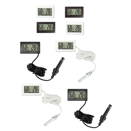 Practical Digital Hygrometer Thermometer for Vivariums and Incubators Environment with Accurate Measurements