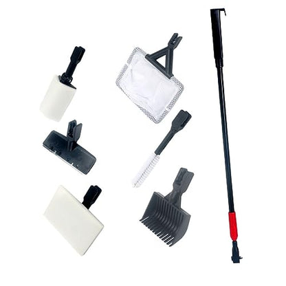 Toddmomy 1set Fish Tank Cleaning Tool Scraper Brush Handle -Skid Grip Gravel Rake for Aquarium Maintenance Easy to Use Fish Tank Accessories