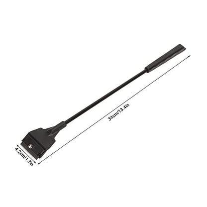 Aquarium Cleaning Tool Ergonomic ScratchResistant Handle Aquarium Algae Scraper 5 Blades Replaceable Multifunctional ABS Materials (Narrow Mouth Standard Type 34cm)