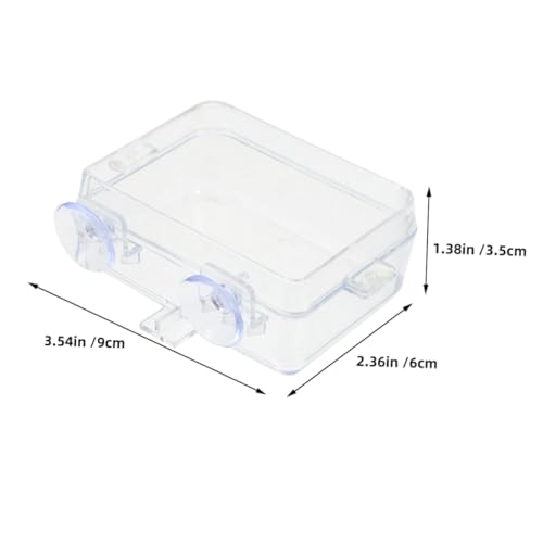 TOYANDONA Reptile Feeding Ledge Reptile Tongs Feeding Suction Cup Food Bowl Insect Water Feeder Bearded Dragon Food Dish