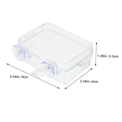 TOYANDONA Reptile Feeding Ledge Reptile Tongs Feeding Suction Cup Food Bowl Insect Water Feeder Bearded Dragon Food Dish