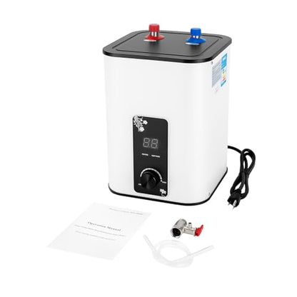 8L Gallons Electric Mini-Tank Water Heater 1500W 110V~220V Instant Hot Water Heater Kitchen under sink Water Heater On Demand Hot Heater 32-149℉ IPx4 for Sinks, Kitchens, Bathrooms, RVs - style: 1.76gal 110-220V