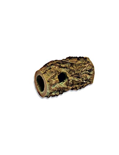T-Rex Reptile Terrarium Decor - Peek-A-View Log Hollow Hide - Lg Critter Keeper