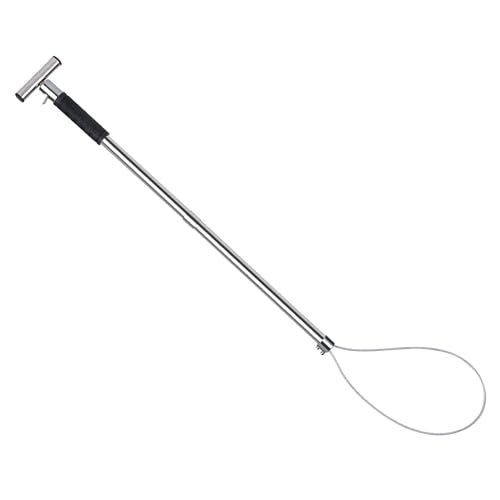 Dog Catcher Pole Animal Control Pole, Rod Length 30 inches | Stainless Steel Pig Holder Catcher Cat Catcher Pole, Heavy Duty Catch Pole for Animals Cats Hogs Pigs and Small/Medium Dogs
