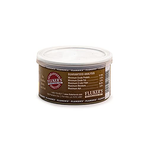 Fluker's Gourmet Canned Food for Reptiles, Fish, Birds and Small Animals, Crickets, 1.2 oz (Pack of 2) - size: 1.2 Ounce (Pack of 2), style: Crickets