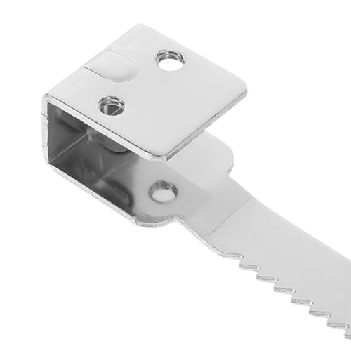 Sliding Glass Door Ratchet Lock with Key for Cabinet Doors, Chrome Finish Security Lock Kit with 2 Keys and Accessories, Suitable for Sliding Glass Display Cabinets and Terrariums