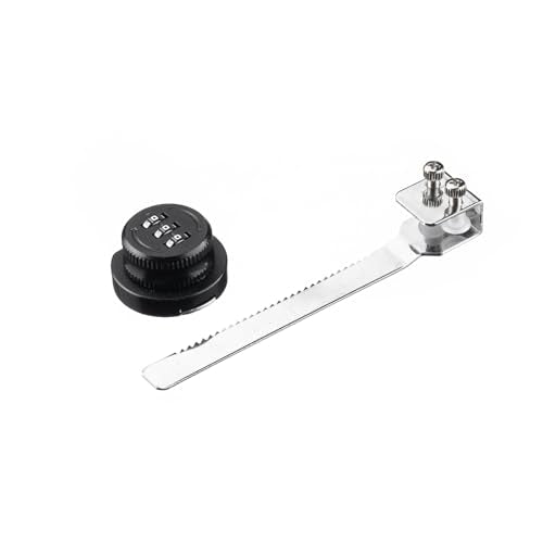 Terrarium Combination Lock Keyless 3-Digit Password Security Latch for Reptile Enclosure Cabinet