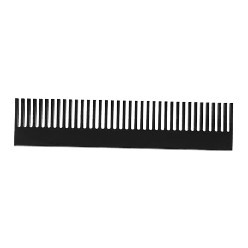 9 Inch Black Acrylic Weir Comb Fish Tank Divider with High Transparency Overflow Filter Guard for Aquarium