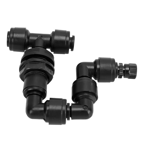 Reptile Fogger Mist Nozzle | 360° Adjustable Mister for Terrarium/Aquarium/Greenhouse | Fine Spray for Humidity Control | Resilient ABS for Geckos/Snakes/Plants