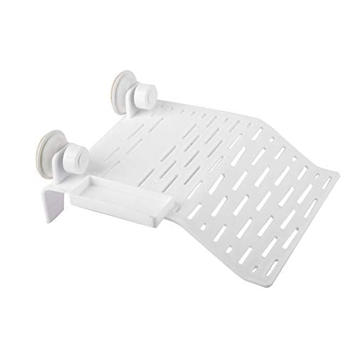 plplaaoo Aquarium Tortoise Platform Dock Turtle Terrace Reptile Habitat Floating Island with Suction Cup (11.5x26.5x7.5cm/4.5x10.4x3.0in) - size: 11.5x26.5x7.5cm/4.5x10.4x3.0in