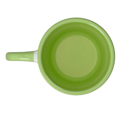 Cricket Princess Ball Sport Hobby Team Ceramic Mug, Light Green/White, 11oz - color: Light Green/White, size: 11 Ounces