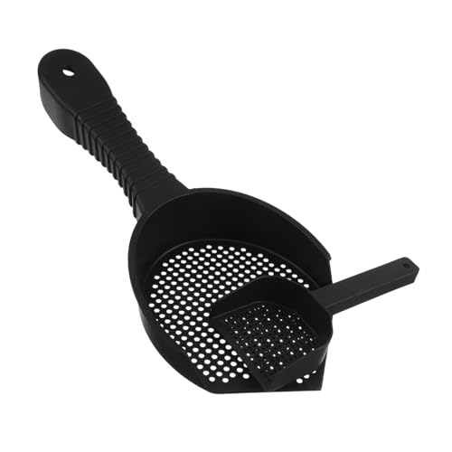 Toyvian 2pcs Cat Litter Scoop Set Sturdy Plastic Poop Shovel for Cats Reptiles Ergonomic Handle for Easy Waste Removal Durable Litter Scooper for Efficient Cleanup