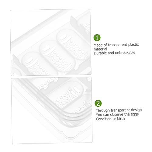 16 Grid Reptile Incubation Tray Observation Cover for Fertile Eggs for Incubator for