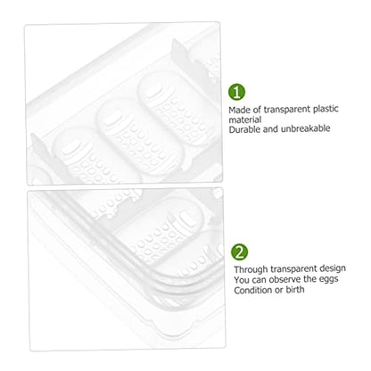 16 Grid Reptile Incubation Tray Observation Cover for Fertile Eggs for Incubator for