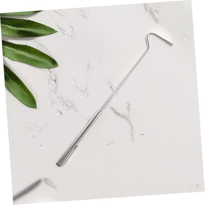 Retractable Reptile Hook Stainless Steel Tool for Safe Snake Control and Exotic Animal Management Portable and Easy Storage