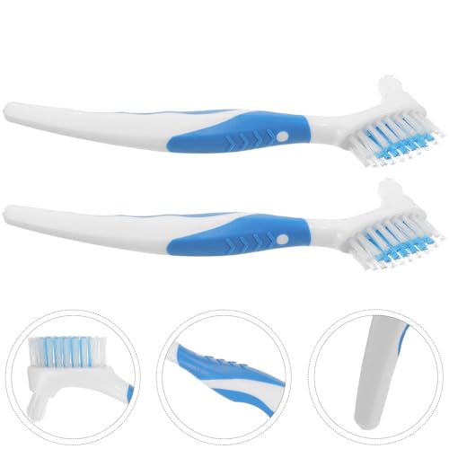 2pcs Double-Head Mini Turtle Shell Cleaning Brush Mud Remover Portable Aquatic Tortoise Shell Maintenance Tool for Household Reptile Health